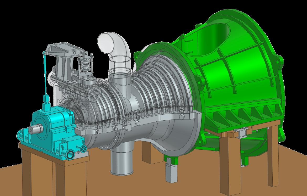 Low-pressure steam turbine generator