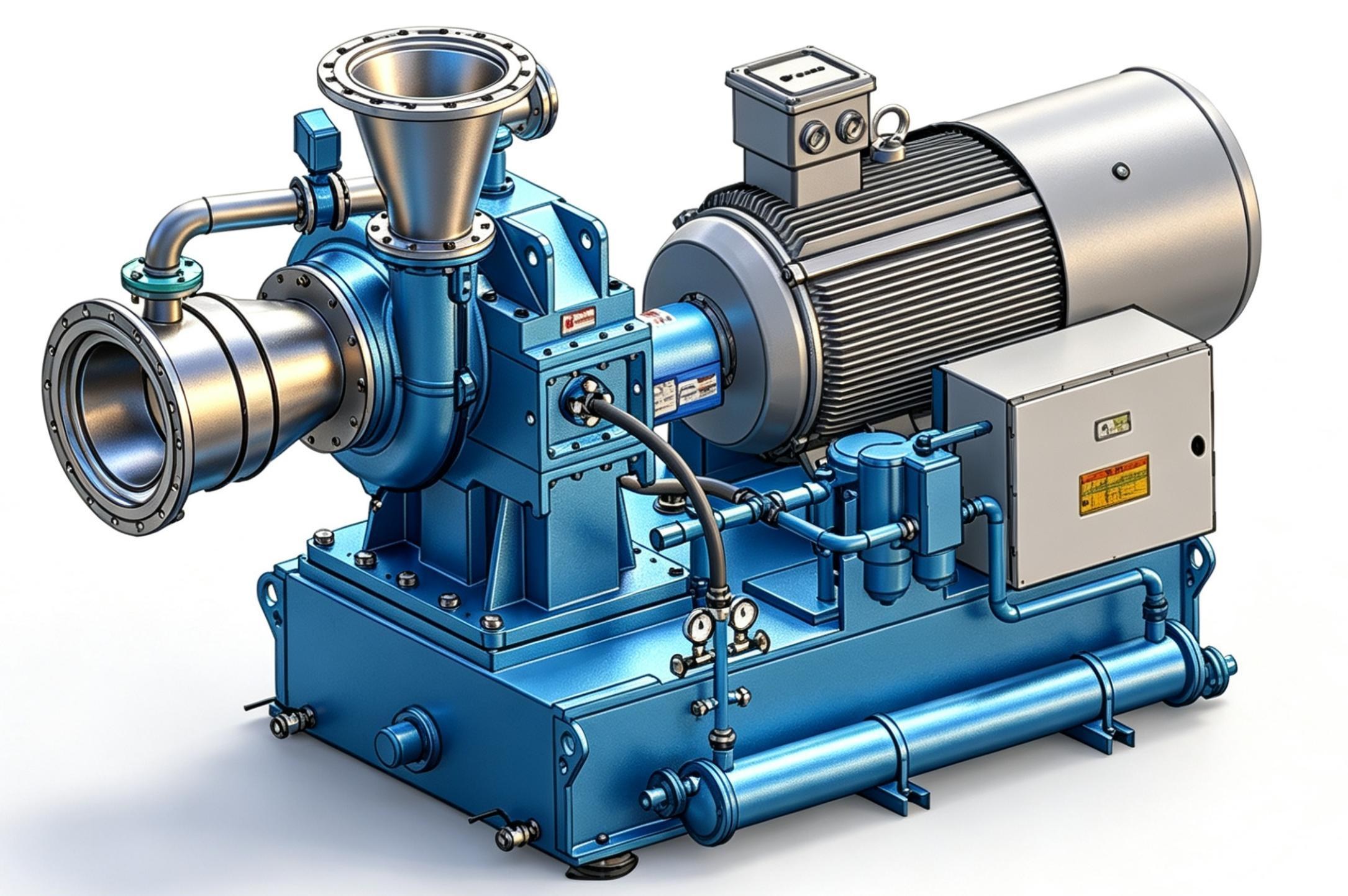 Industrial steam turbine generator equipment